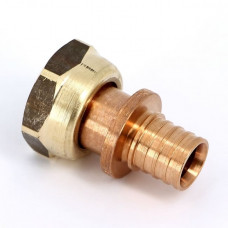 Муфта надвижная Rehau В 16х1/2″ RX+ бронза с накидной гайкой