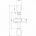 Душевая штанга Lemark  хром LM8078C