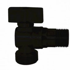 Кран шаровый для воды угловой KAISER 1/2″х3/4″ 274 черный Кран шаровый для воды угловой KAISER 1/2″х3/4″ 274 черный