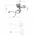Смеситель для ванны KorDi  KD L302S-C32