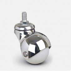 Колесо шар ПВХ с болтом М10 50 мм ( EF05 MKC 50 ) EF05-MKC-50-M10