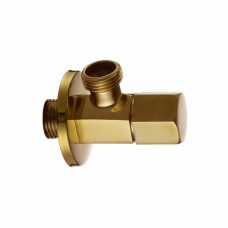 Кран шаровый для воды KAISER угловой 1/2х1/2 Gold Кран шаровый для воды KAISER угловой 1/2х1/2 Gold