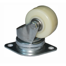 Колесо нейлон CARGO CASTER, 62мм, площадка - РОМБ, пылезащита - сталь 2825-01