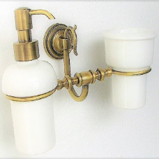 Дозатор и стакан Classic Retro Bronze ЗR-7