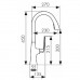 Смеситель KAISER Strike для кухни черный матовый с выдвижным изливом 09066-2