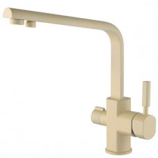 Смеситель для кухонной мойки под фильтр однорычажный  боковой  Kaiser Decor 40144-6 Sand Yellow Ø40