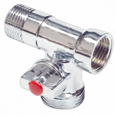 Кран шаровый для стиральной машинки проходной KAISER 1/2″х3/4″х1/2″ Кран шаровый для стиральной машинки проходной KAISER 1/2″х3/4″х1/2″