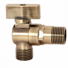 Кран шаровый для воды угловой KAISER 1/2″х1/2″ 266 бронза Кран шаровый для воды угловой KAISER 1/2″х1/2″ 266 бронза