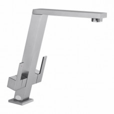 Смеситель  для кухонной мойки с двумя рукоятками KAISER Vico 30144-5 Silver