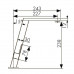Смеситель  для кухонной мойки с двумя рукоятками KAISER Vico 30144-5 Silver