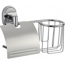 Держатель для туалетной бумаги с крышкой и освежителя (правый) Classic elite C053