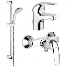Душевой гарнитур (комплект) Grohe Euroeco 116935, хром