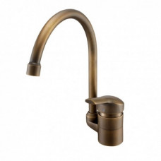 Смеситель для раковины KAISER Athlete Antique ф40 боковой
